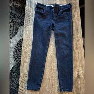 Pilcro dark wash stretchy jean leggings